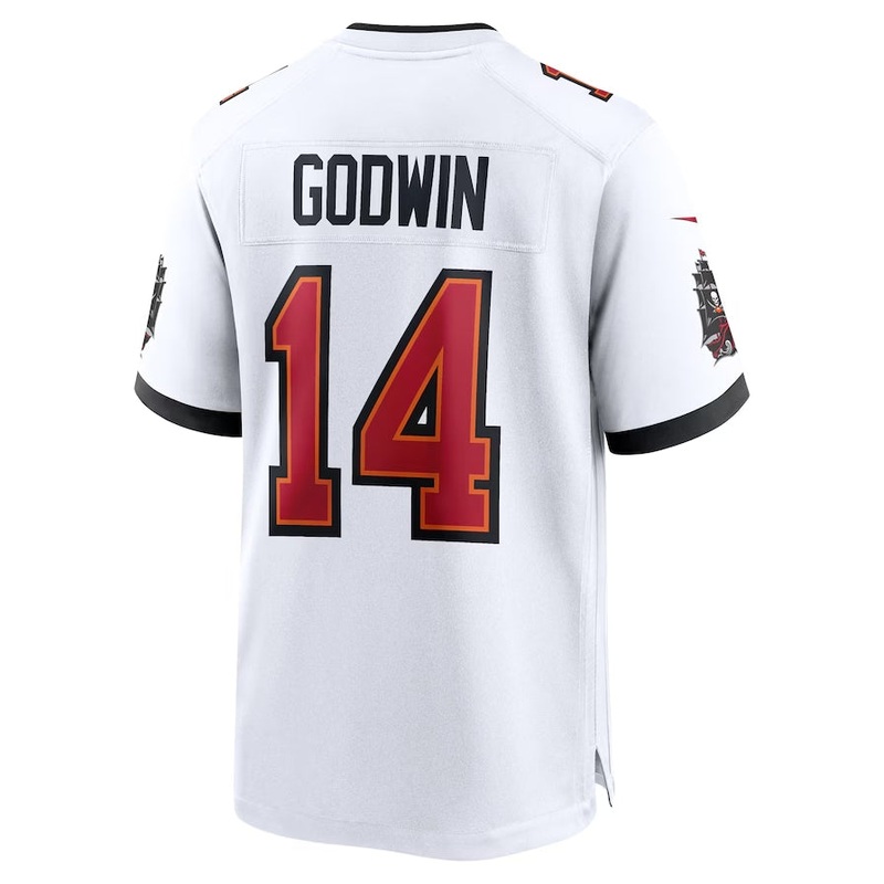 TB.Buccaneers #14 Chris Godwin White Game Jersey – White American Football Jerseys