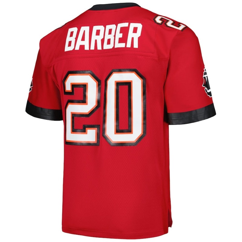 TB.Buccaneers #20 Ronde Barber Mitchell & Ness Legacy Replica Jersey – Red Stitched American Football Jerseys