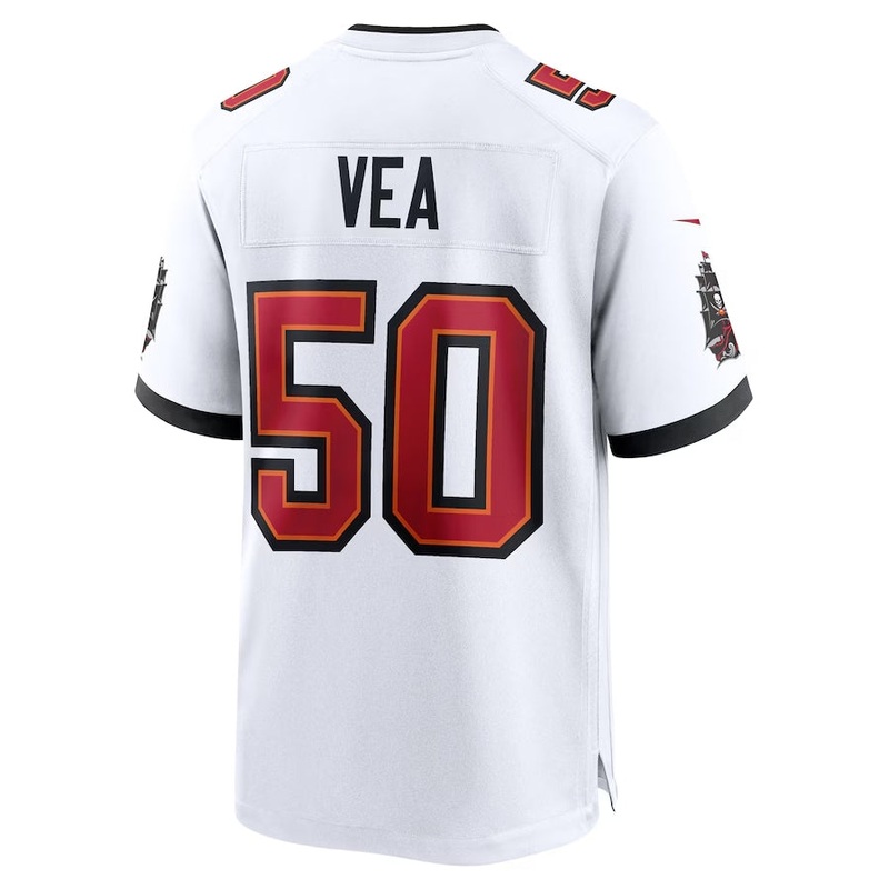 TB.Buccaneers #50 Vita Vea White Game Jersey – White American Football Jerseys