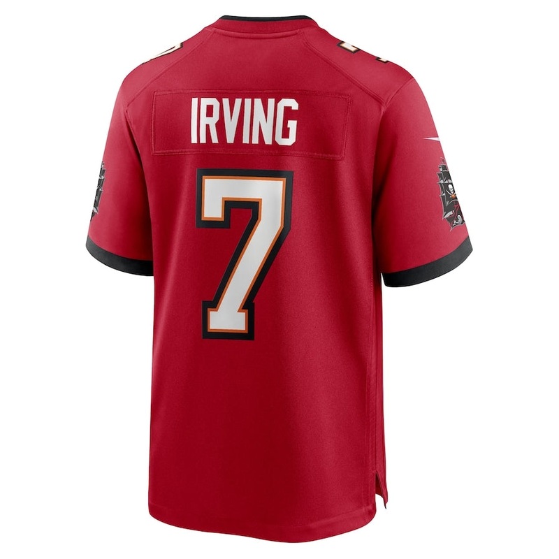 TB.Buccaneers #7 Bucky Irving Game Jersey – Red American Football Jersey