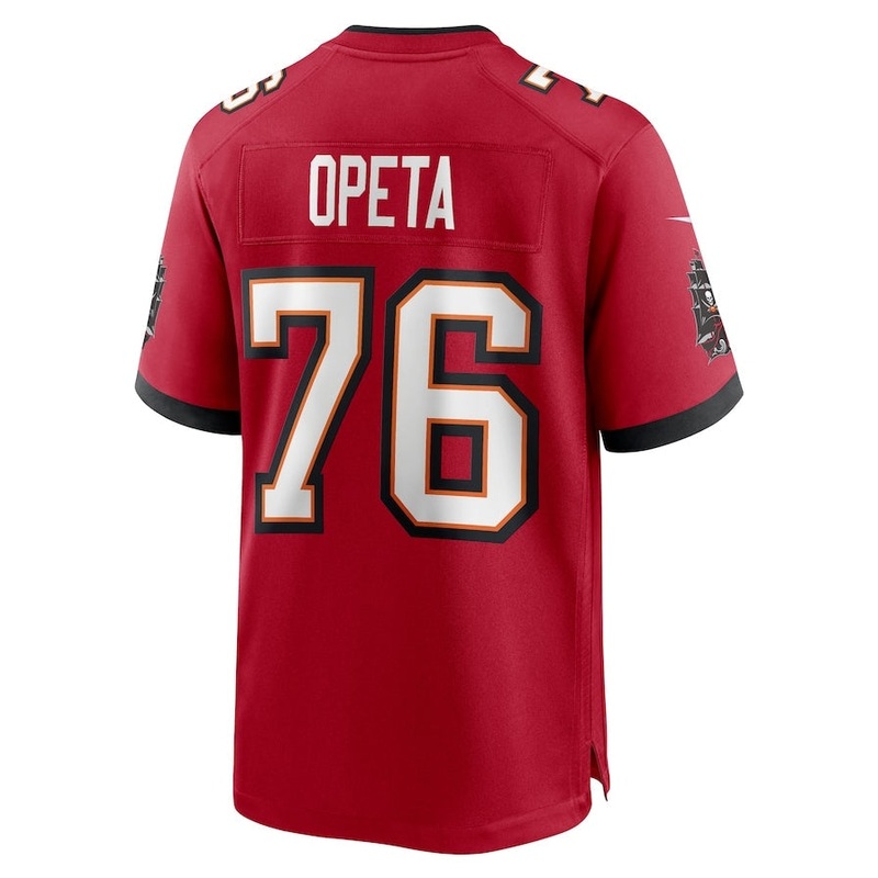 TB.Buccaneers #76 Iosua Opeta Game Jersey – Red American Football Jerseys