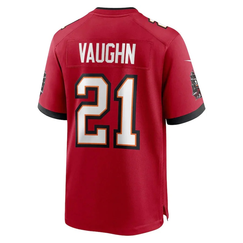 TB.Buccaneers #21 Ke’Shawn Vaughn Red Player Jersey Stitched American Football Jerseys