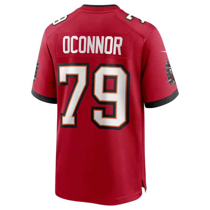 TB.Buccaneers #79 Patrick O’Connor Red Game Jersey Stitched American Football Jerseys