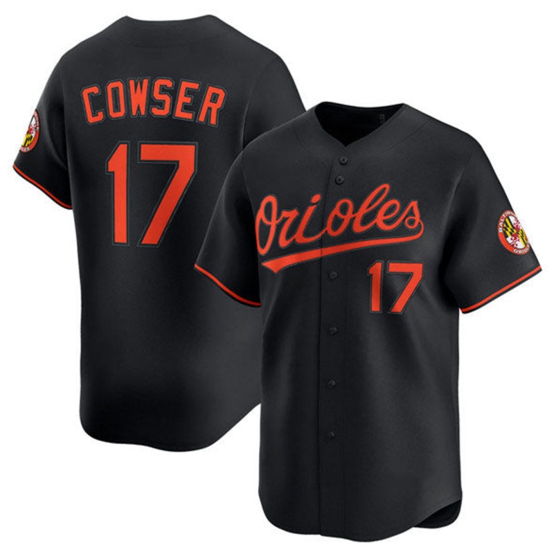 Baltimore Orioles #17 Colton Cowser Black 2025 Alternate Limited Stitched Baseball Jersey
