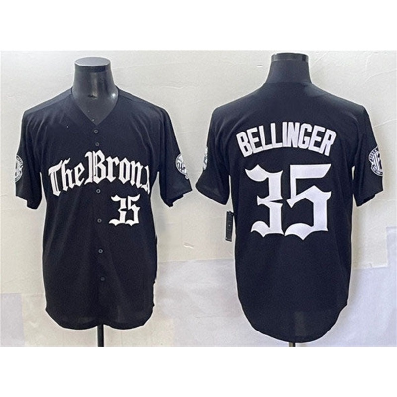 New York Yankees #35 Cody Bellinger Black ‘Gothic Legacy Edition’ Vapor Premier Limited Stitched Baseball Jersey