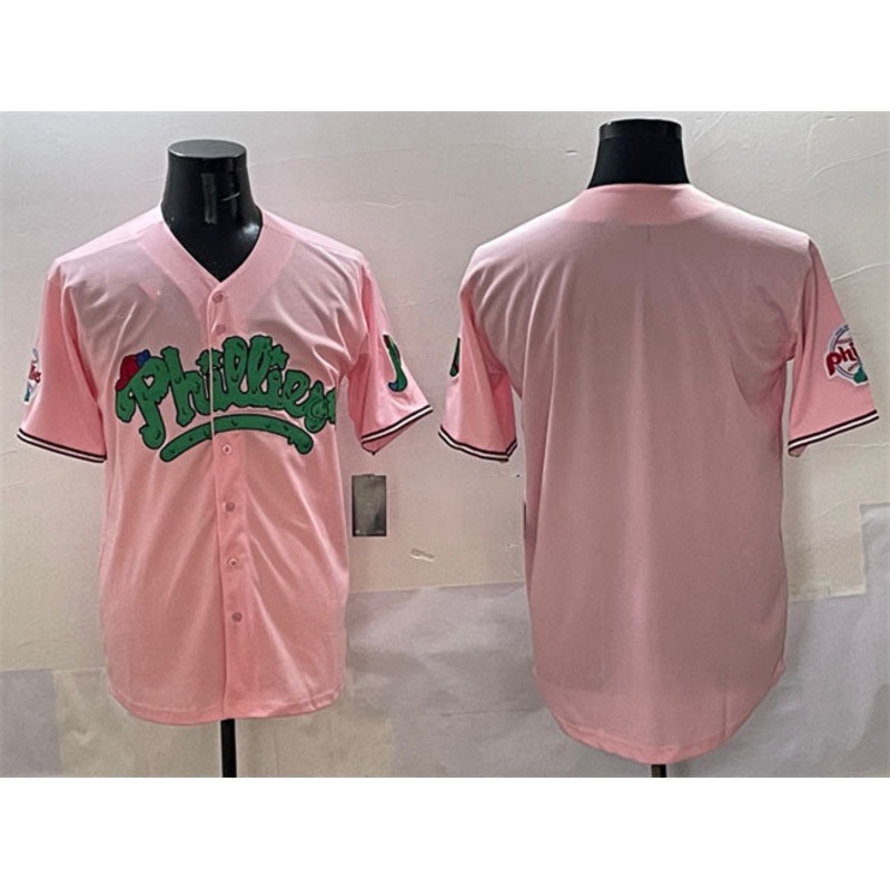Philadelphia Phillies Blank Pink Phanatic Limited Stitched Baseball Jersey