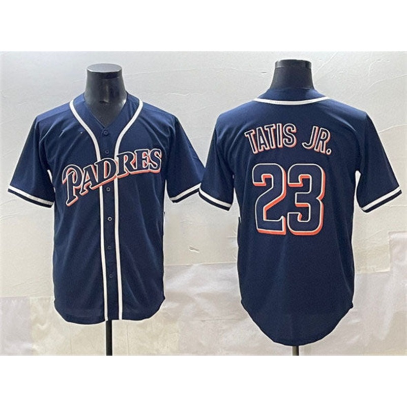 San Diego Padres #23 Fernando Tatis Jr. Navy Stitched Baseball Jersey