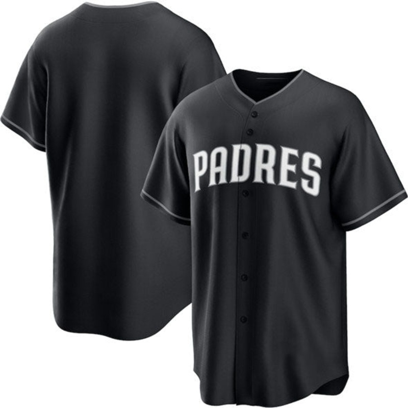 San Diego Padres Blank Black Lights Out Limited Stitched Baseball Jersey