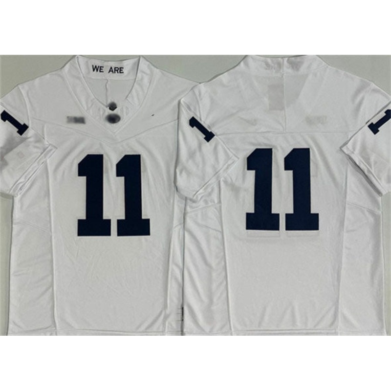 P.State Nittany Lions #11 Abdul Carter White 2024 F.U.S.E. No Name Stitched College Jerseys