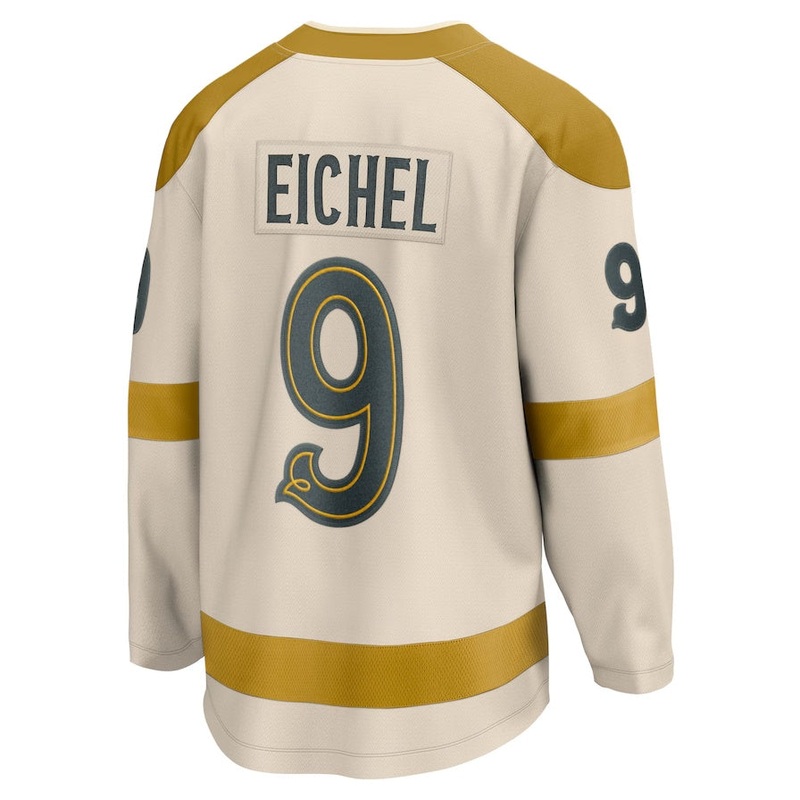 V.Golden Knights #9 Jack Eichel Fanatics 2024 Winter Classic Breakaway Player Jersey – Cream Hockey Jerseys