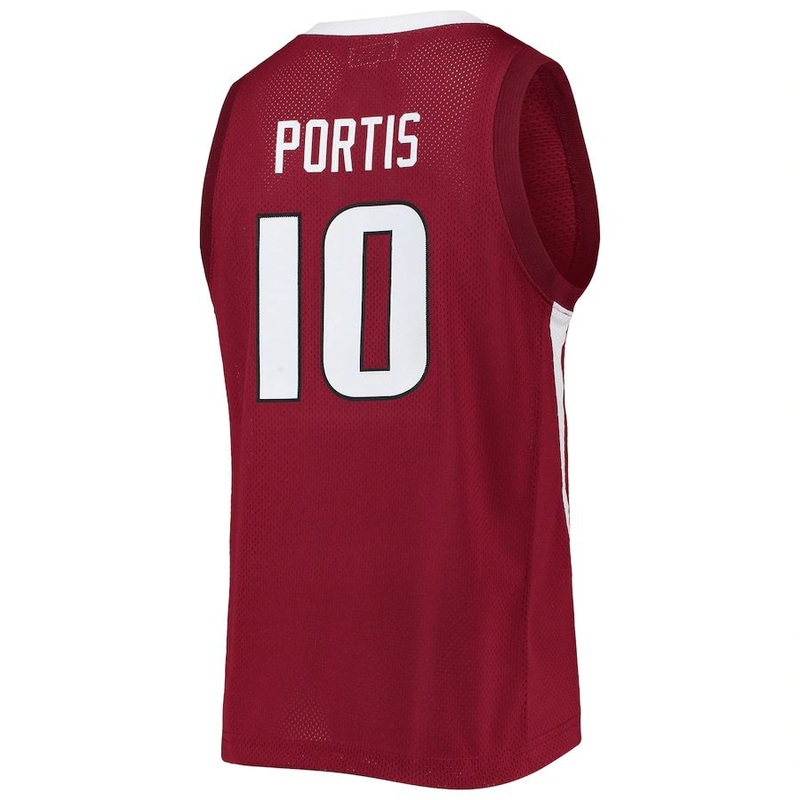 A.Razorbacks #10 Bobby Portis Original Retro Brand Alumni Commemorative Replica Basketball Jersey – Cardinal Stitched American College Jerseys