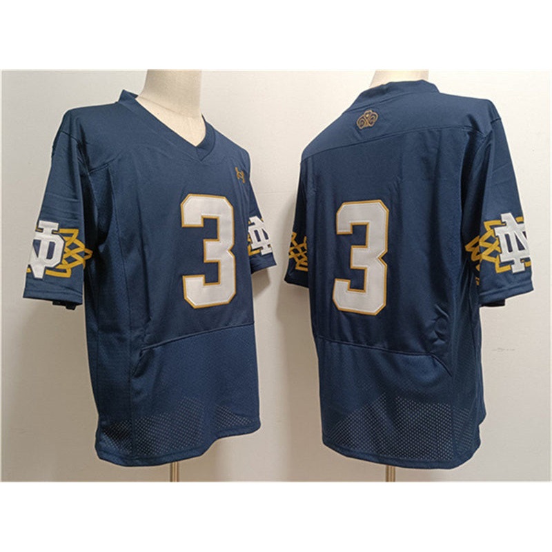 N.Dame Fighting Irish #3 Joe Montana Navy Limited Stitched Jersey College Jerseys