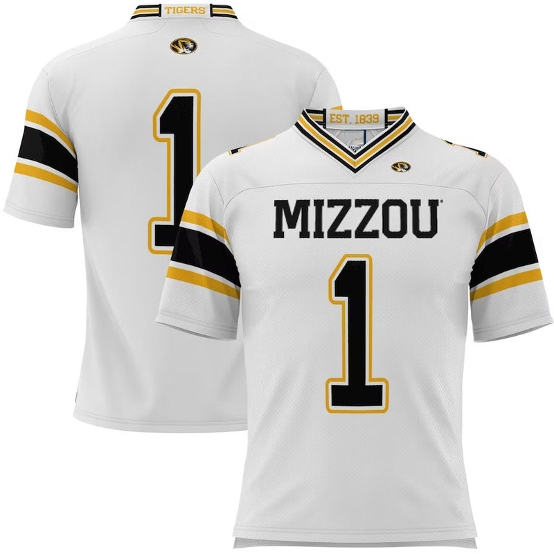 #1 M.Tigers GameDay Greats Football Jersey – White American College Jerseys
