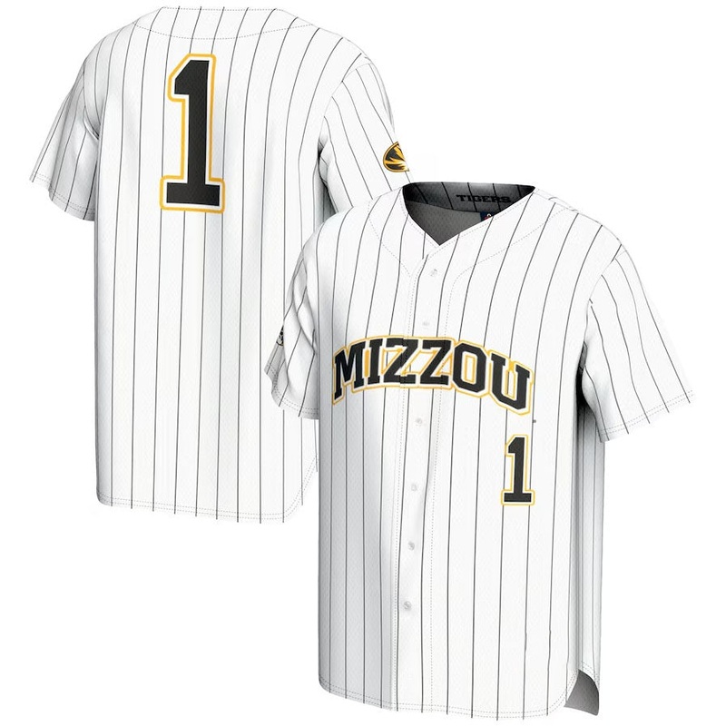 #1 M.Tigers GameDay Greats Lightweight Baseball Jersey – White American College Jerseys