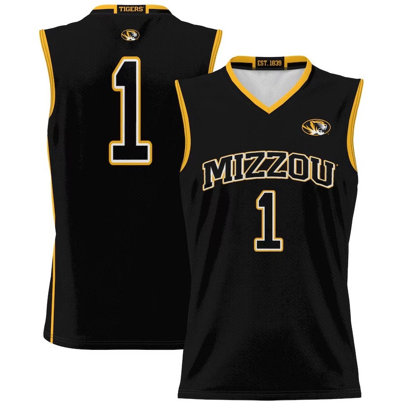 #1 M.Tigers GameDay Greats Unisex Lightweight Basketball Jersey – Black American College Jerseys
