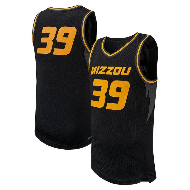 #39 M.Tigers Replica Basketball Jersey – Black American College Jerseys