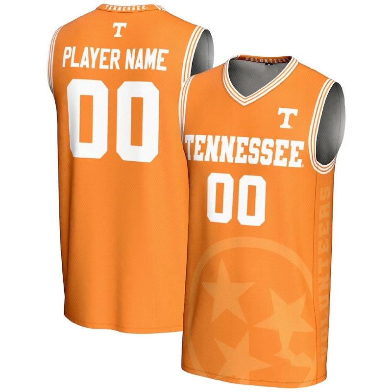 Custom T.Longhorns Lady Vols GameDay Greats Unisex NIL Pick-A-Player Basketball Lightweight Icon Print Jersey – Tennessee Orange American College Jerseys