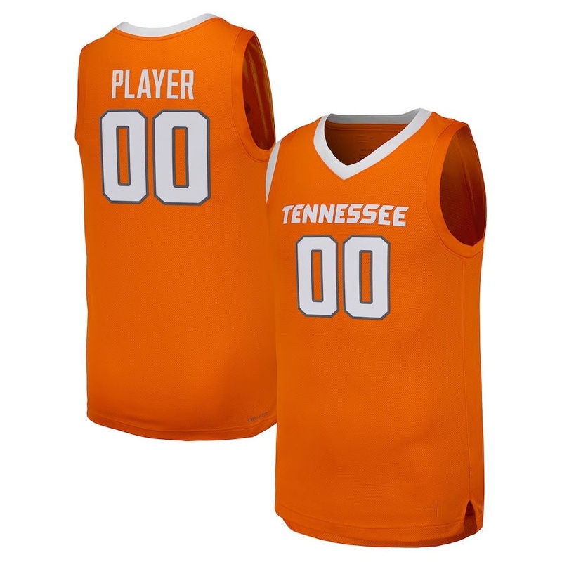 Custom T.Volunteers NIL Pick-A-Player Basketball Replica Jersey – Orange College Jerseys