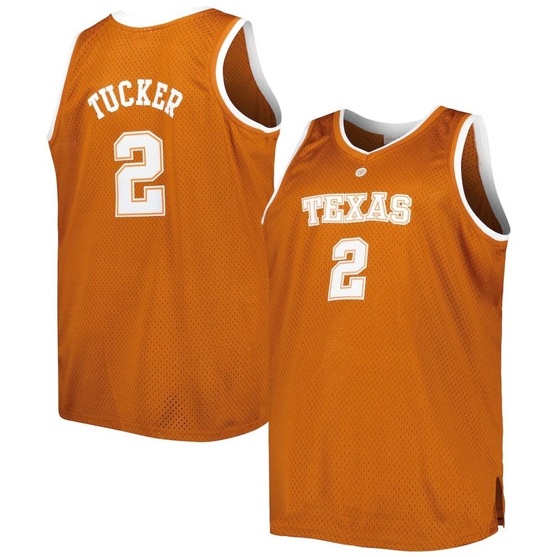 T.Longhorns #2 PJ Tucker Mitchell & Ness 2005-06 Big & Tall Swingman Jersey – Texas Orange American College Jerseys
