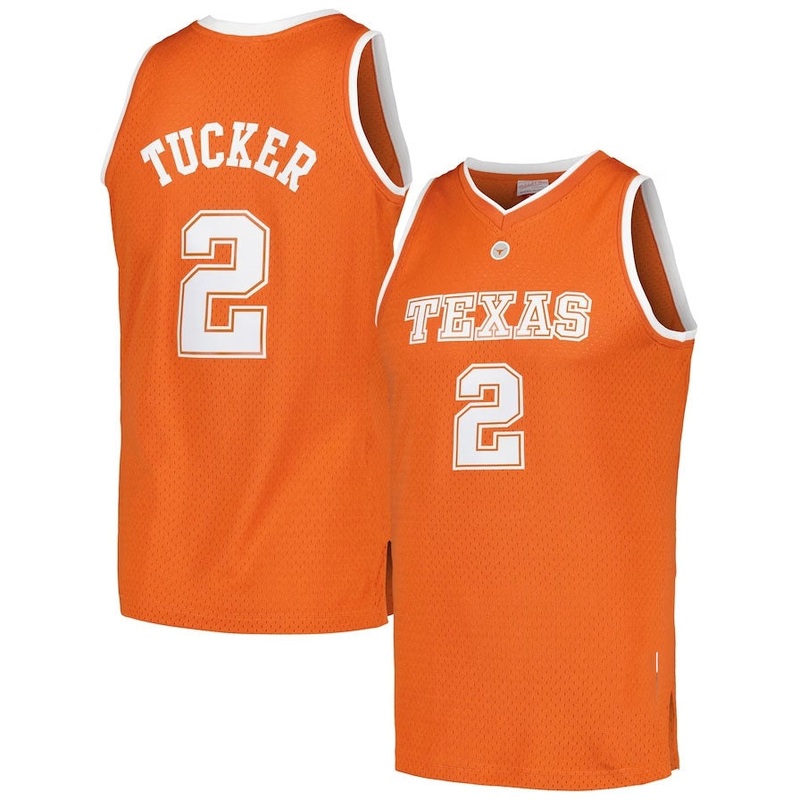 T.Longhorns #2 PJ Tucker Mitchell & Ness 2005-06 College Vault Player Swingman Jersey – Texas Orange American College Jerseys