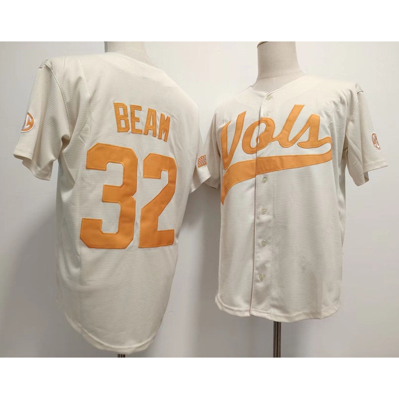T.Volunteers #32 Drew Beam White Stitched College Jerseys