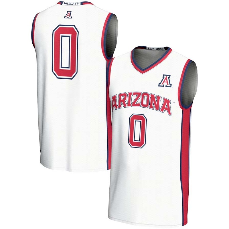 #0 A.Wildcats GameDay Greats Unisex Lightweight Basketball Jersey – White Stitched American College Jerseys