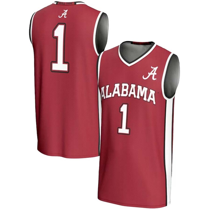 #1 A.Crimson Tide GameDay Greats Lightweight Basketball Jersey – Crimson Stitched American College Jerseys