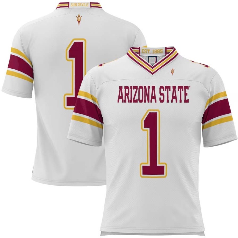 #1 A.State Sun Devils GameDay Greats Football Jersey – White Stitched American College Jerseys