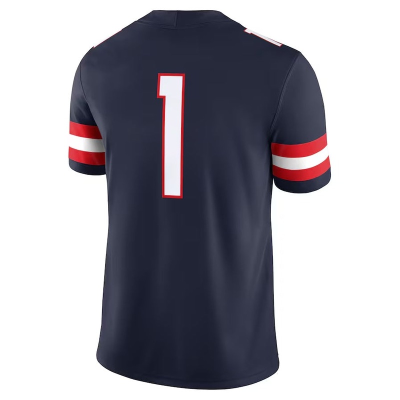 #1 A.Wildcats Game Jersey – Navy Stitched American College Jerseys