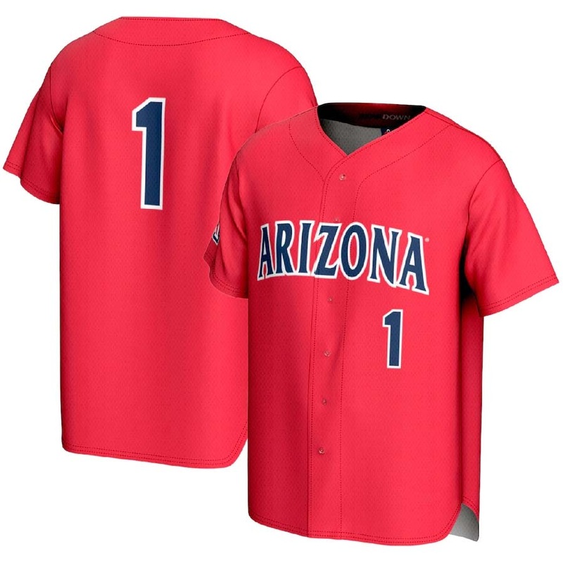 #1 A.Wildcats GameDay Greats Lightweight Baseball Fashion Jersey – Red Stitched American College Jerseys