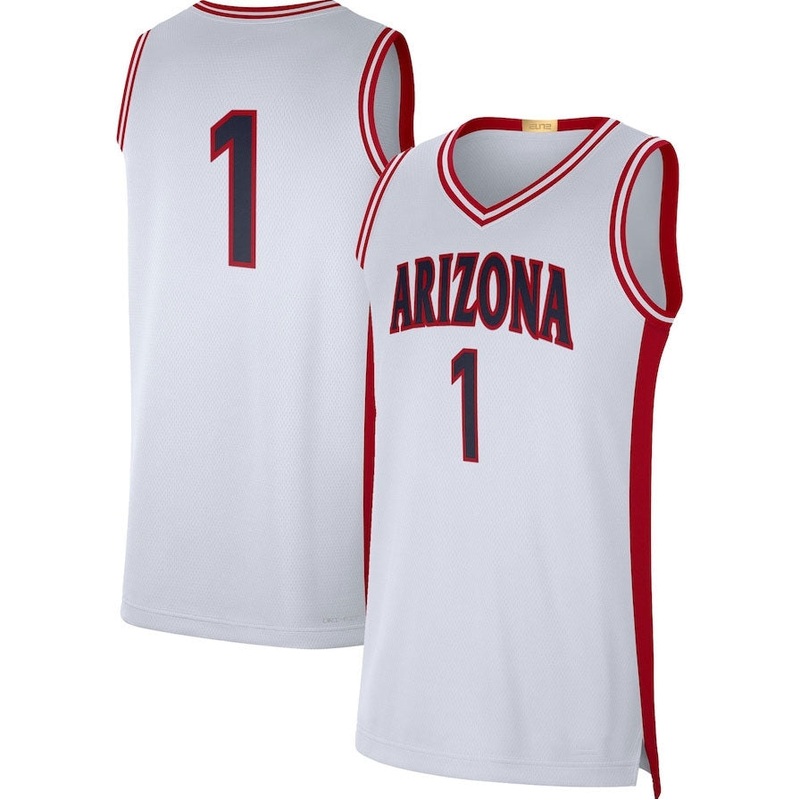 #1 A.Wildcats Limited Retro Jersey – White Stitched American College Jerseys