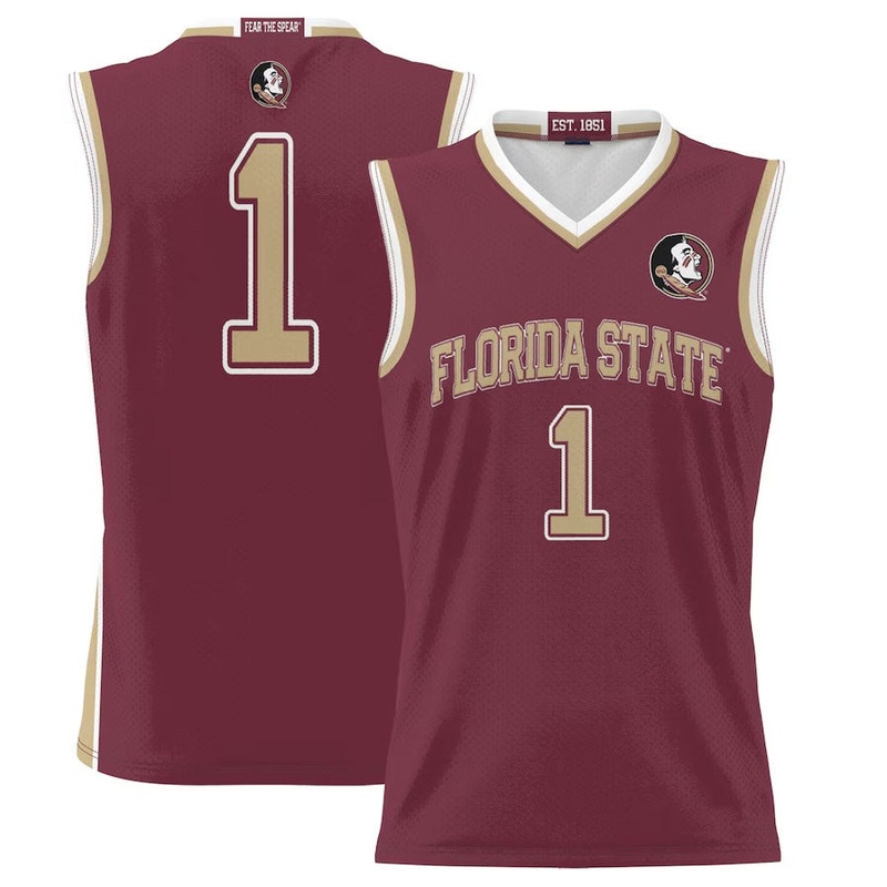 #1 F.State Seminoles GameDay Greats Lightweight Basketball Jersey – Garnet American College Jerseys