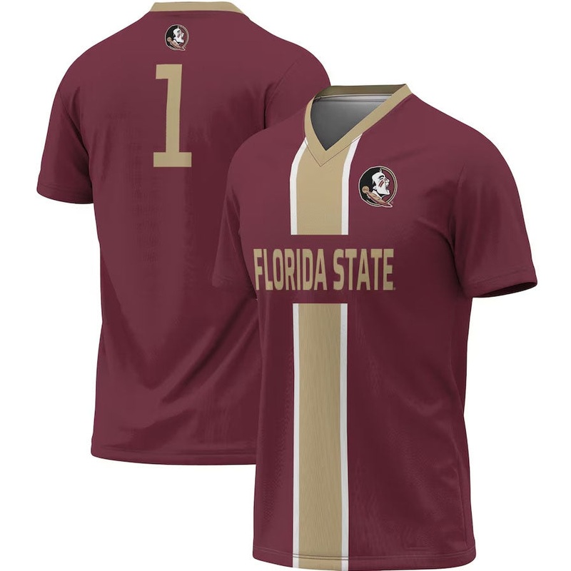 #1 F.State Seminoles ProSphere Unisex Lightweight Soccer Jersey – Garnet American College Jerseys