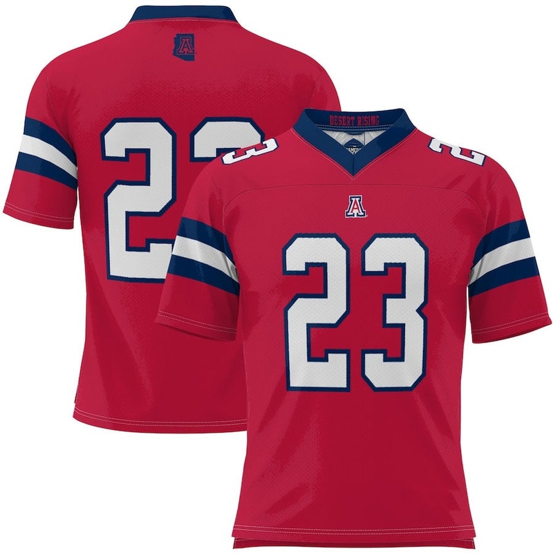 #23 A.Wildcats GameDay Greats Desert Rising Football Jersey – Red Stitched American College Jerseys