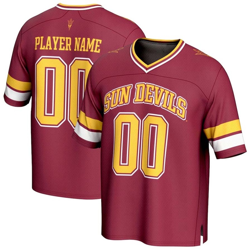 Custom A.State Sun Devils GameDay Greats Unisex NIL Pick-A-Player Football Fashion Jersey – Maroon Stitched American College Jerseys