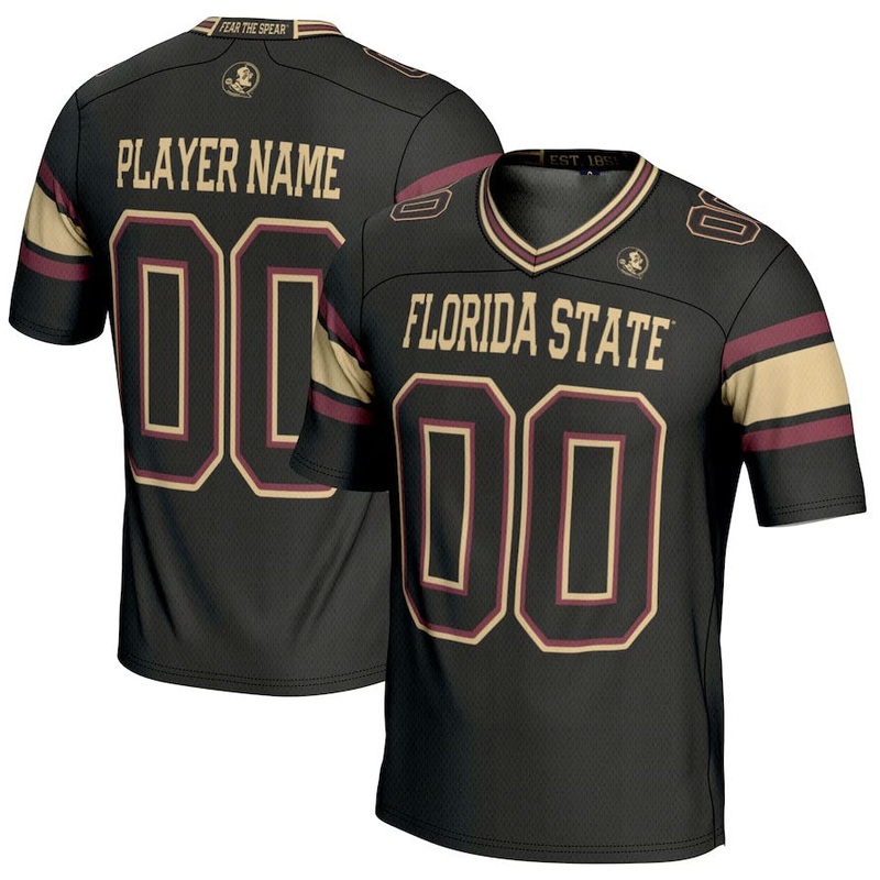 Custom F.State Seminoles GameDay Greats NIL Pick-A-Player Football Jersey – Black American College Jerseys