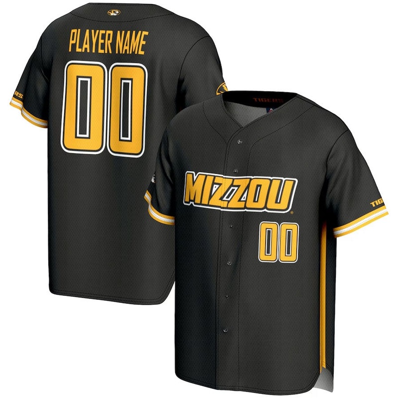 Custom M.Tigers GameDay Greats NIL Pick-A-Player Lightweight Baseball Jersey – Black American College Jerseys