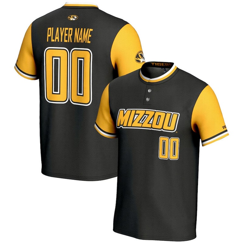 Custom M.Tigers GameDay Greats NIL Pick-A-Player Lightweight Softball Jersey – Black American College Jerseys