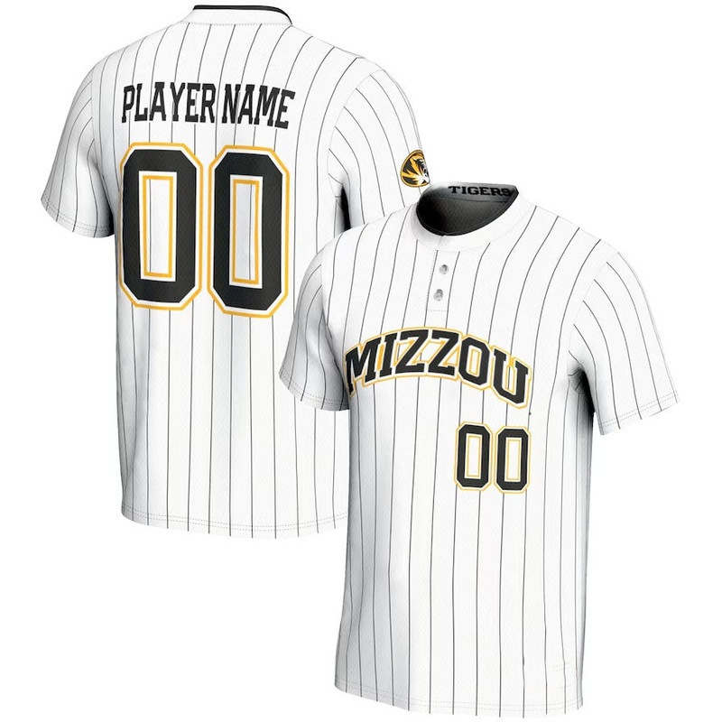 Custom M.Tigers GameDay Greats NIL Pick-A-Player Lightweight Softball Jersey – White American College Jerseys