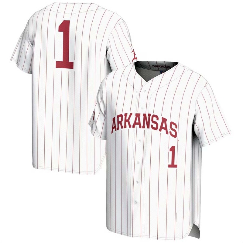 #1 A.Razorbacks GameDay Greats Lightweight Baseball Jersey – White Stitched American College Jerseys
