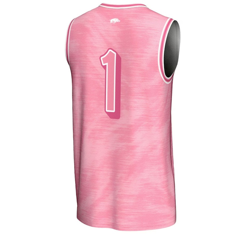 #1 A.Razorbacks GameDay Greats Unisex Lightweight Basketball Jersey – Pink Stitched American College Jerseys
