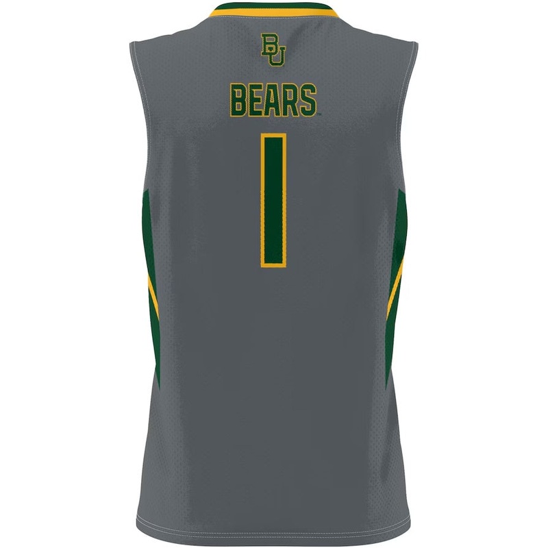 #1 B.Bears GameDay Greats Lightweight Basketball Jersey – Gray Stitched American College Jerseys