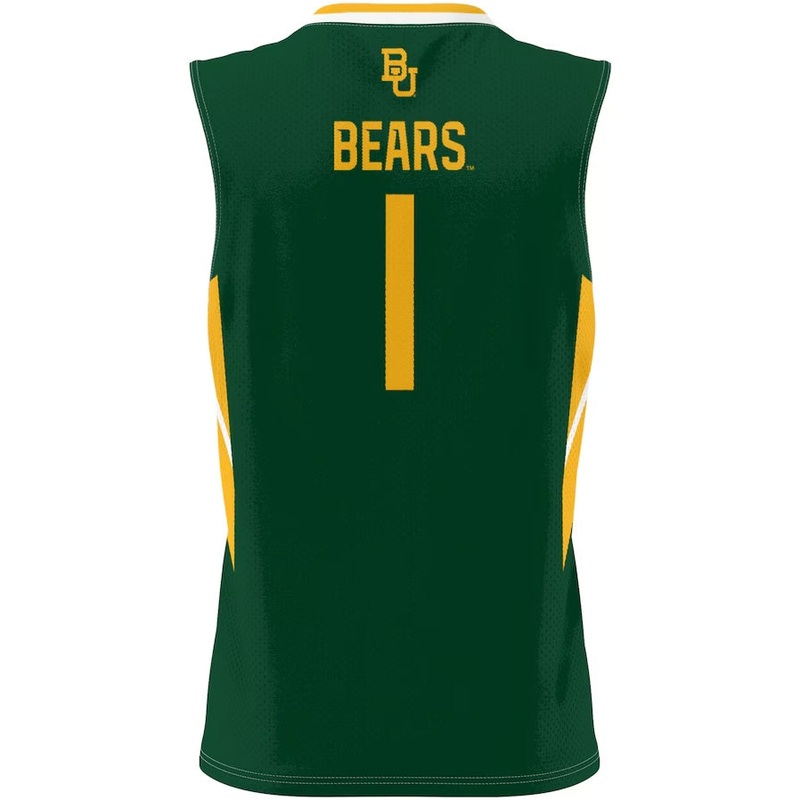 #1 B.Bears GameDay Greats Lightweight Basketball Jersey – Green Stitched American College Jerseys