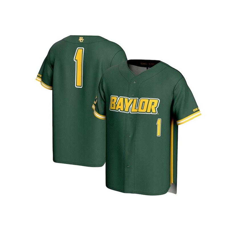#1 B.Bears GameDay Greats Unisex Lightweight Baseball Fashion Jersey – Green Stitched American College Jerseys