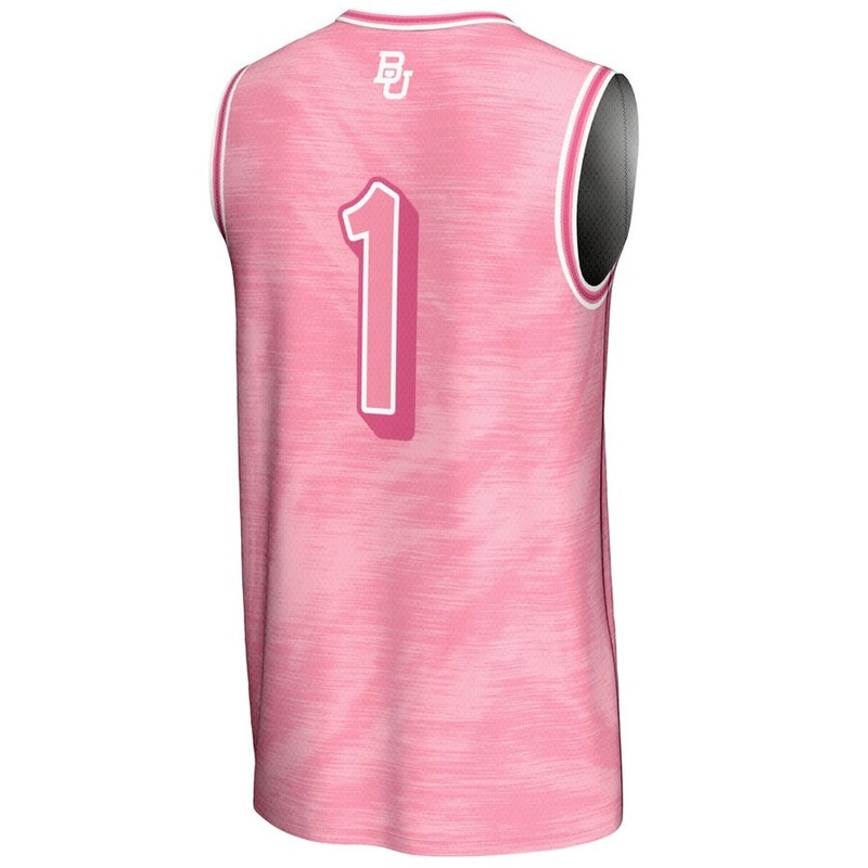 #1 B.Bears GameDay Greats Unisex Lightweight Basketball Fashion Jersey – Pink Stitched American College Jerseys