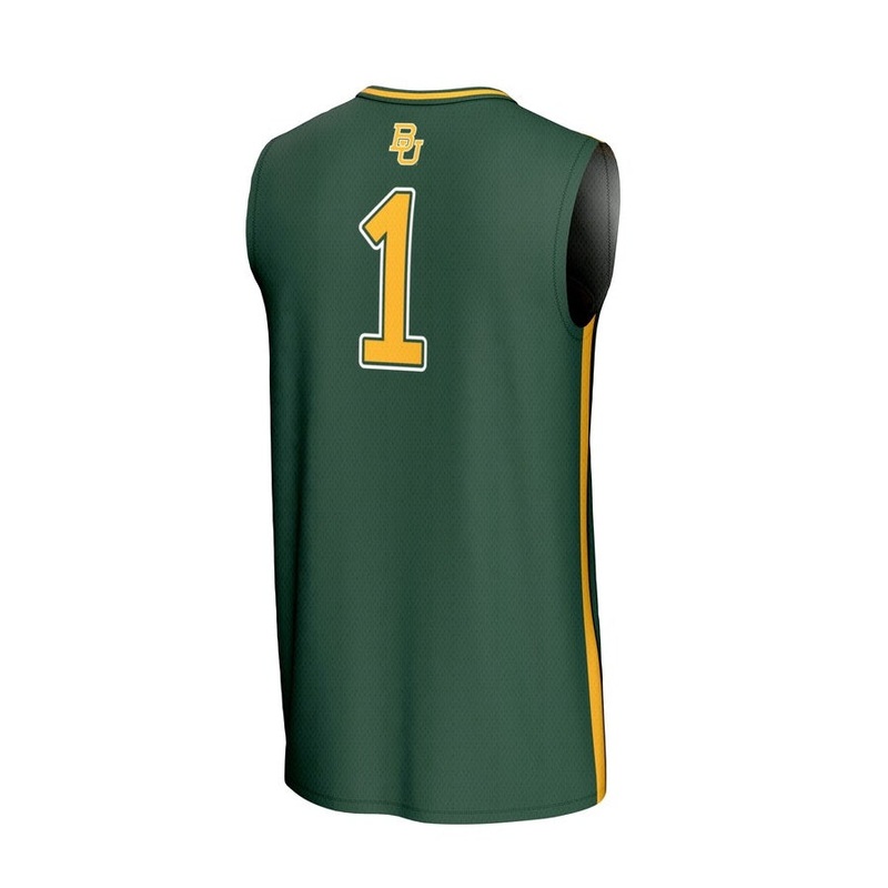 #1 B.Bears GameDay Greats Unisex Lightweight Collegiate Basketball Fashion Jersey – Green Stitched American College Jerseys