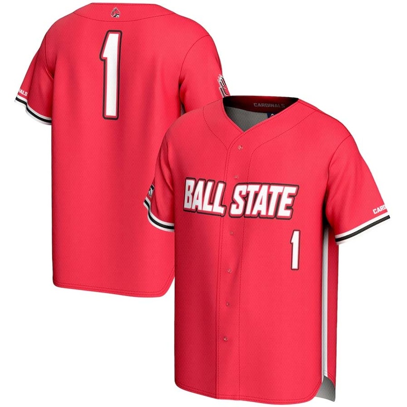 #1 B.State Cardinals GameDay Greats Lightweight Baseball Fashion Jersey – Cardina Stitched American College Jerseys