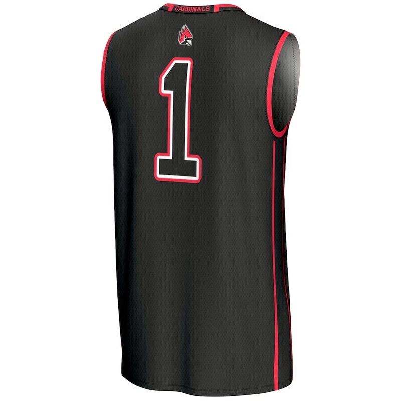 #1 B.State Cardinals GameDay Greats Lightweight Basketball Jersey – Black Stitched American College Jerseys
