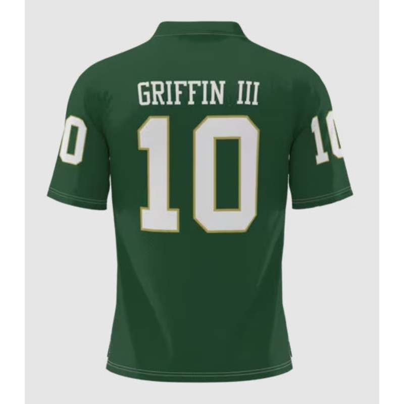 B.Bears GameDay #10 Robert Griffin III Greats Heisman Football Jersey – Green Stitched American College Jerseys