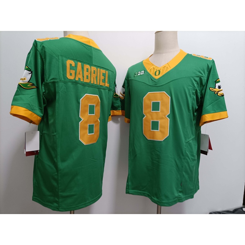 O.Ducks #8 Dillon Gabriel Green FUSE Football Stitched American College Jerseys